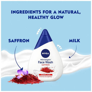 Nivea Milk Delights Saffron Face Wash for Normal Skin
