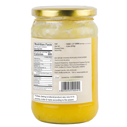 Praakritik Natural Desi Gir Cow A2 Ghee - Distacart