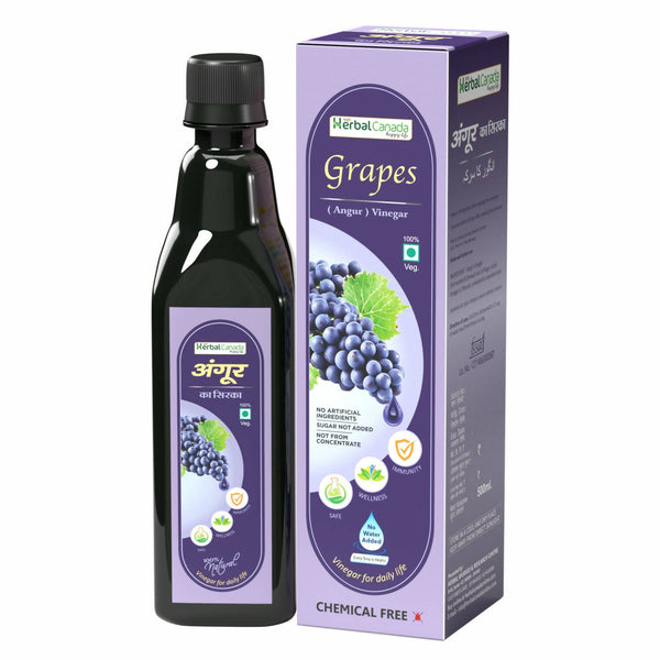 Herbal Canada Grapes Vinegar - Distacart