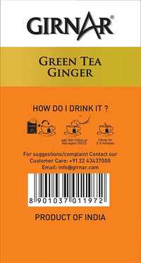 Thumbnail for Girnar Green Tea Ginger How To Drink
