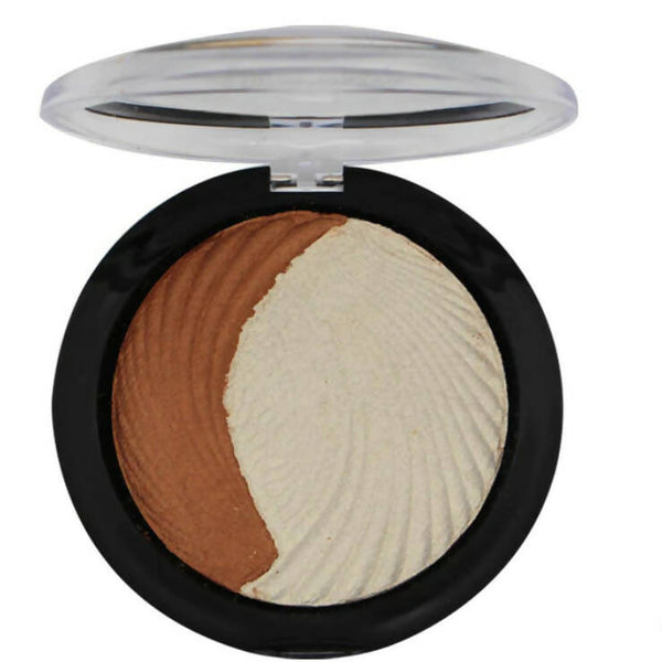 Fashion Colour Dual Face Powder and Blusher-Shade 04 (Medium To Fair) - Distacart