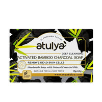 Thumbnail for Atulya Activated Bamboo Charcoal Soap - Distacart