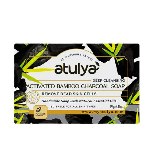 Atulya Activated Bamboo Charcoal Soap - Distacart