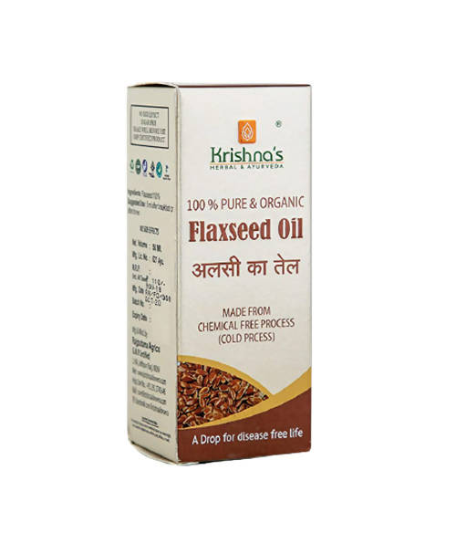 Krishna&#39;s Herbal &amp; Ayurveda Flaxseed Oil