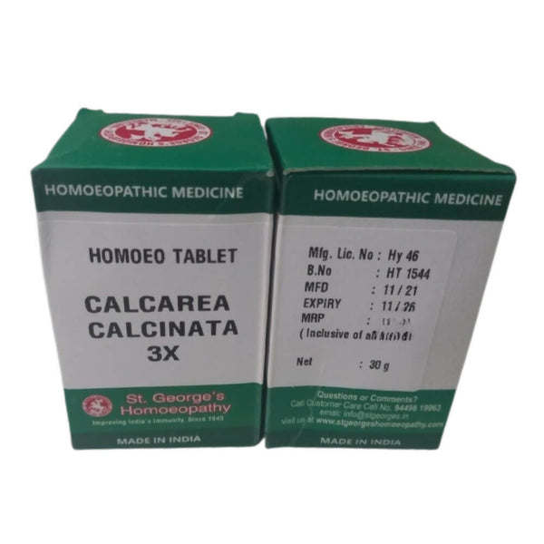 St. George's Homeopathy Calcarea Calcinata Tablets - Distacart
