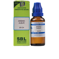 Thumbnail for SBL Homeopathy Arsenicum Album Dilution - 30 CH