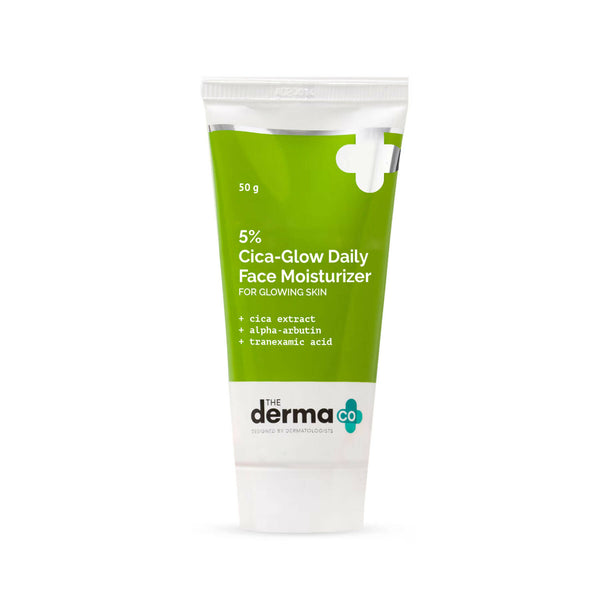 The Derma Co 5% Cica-Glow Moisturizer For Glowing Skin - Distacart