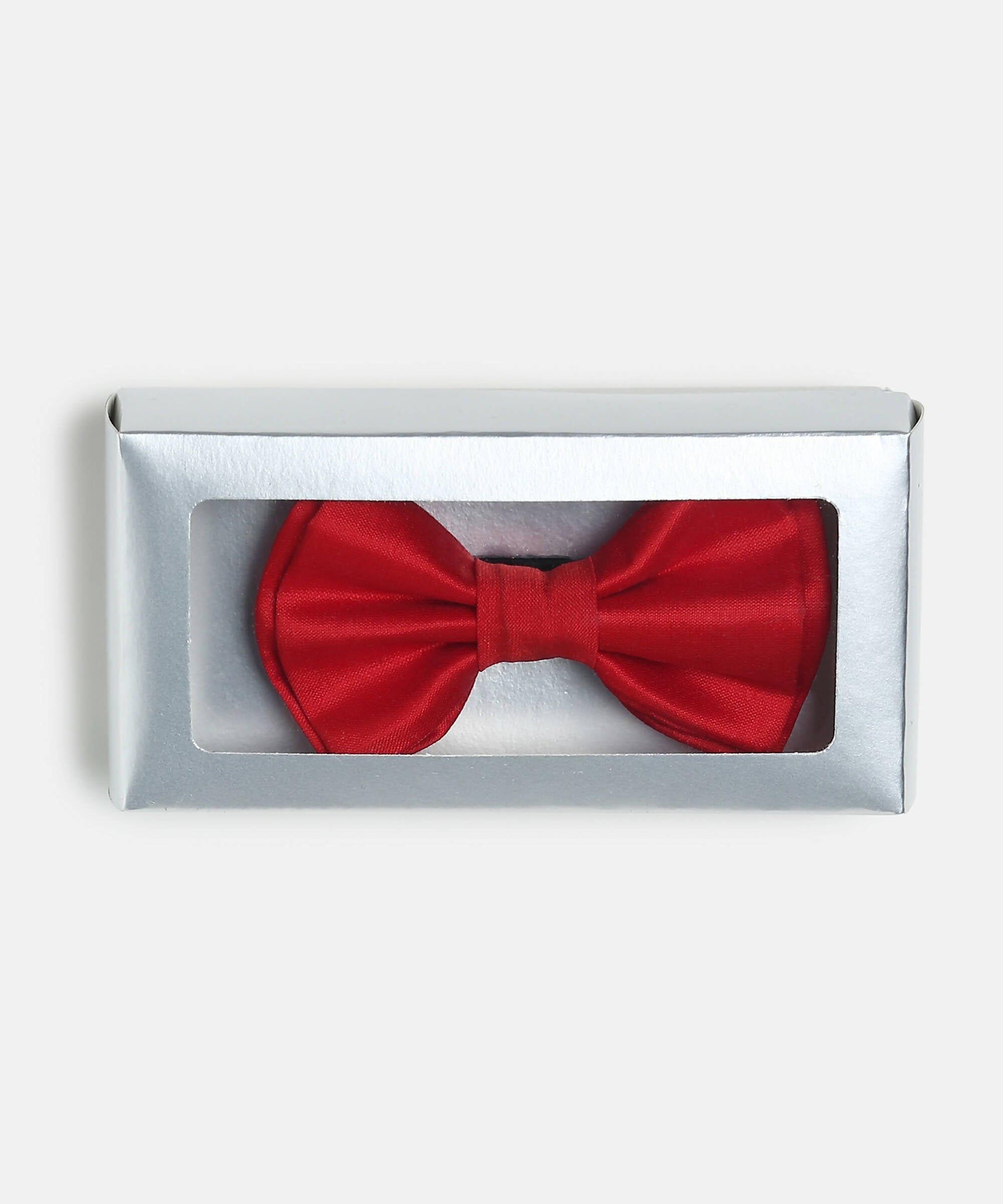 Manet Boys Solid Double Layer Bow - Red - Distacart