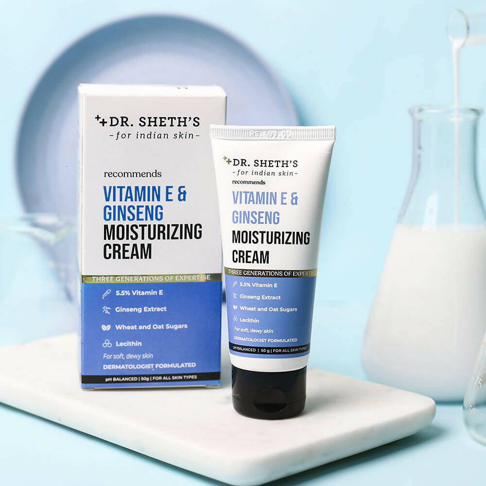 Dr. Sheth's Vitamin E & Ginseng Moisturizing Cream - Distacart