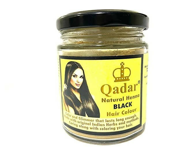 Qadar Henna Herbal Based Black Hair Colour - Distacart