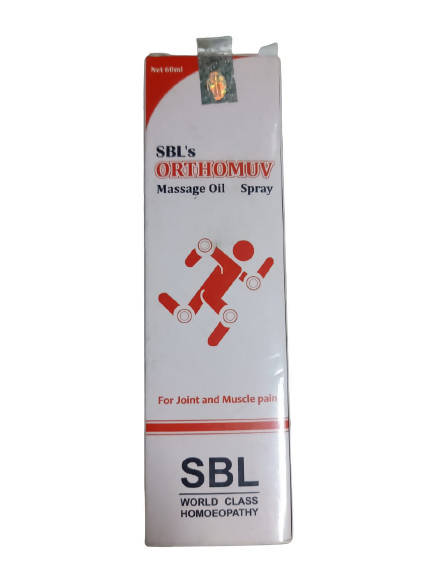 SBL Homeopathy Orthomuv Massage Oil Spray - Distacart