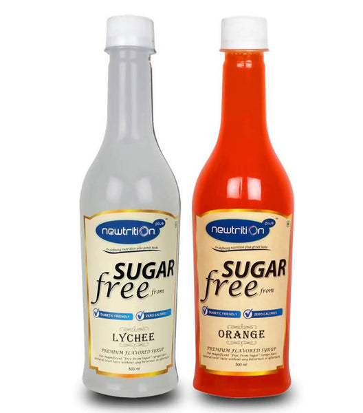 Newtrition Plus Sugar Free Lychee & orange Syrup