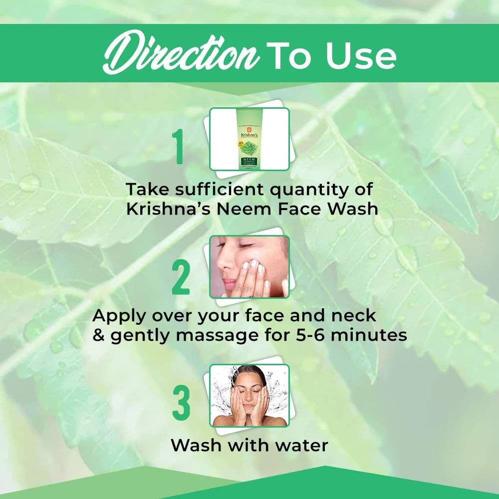 Krishna's Herbal & Ayurveda Neem Face Wash
