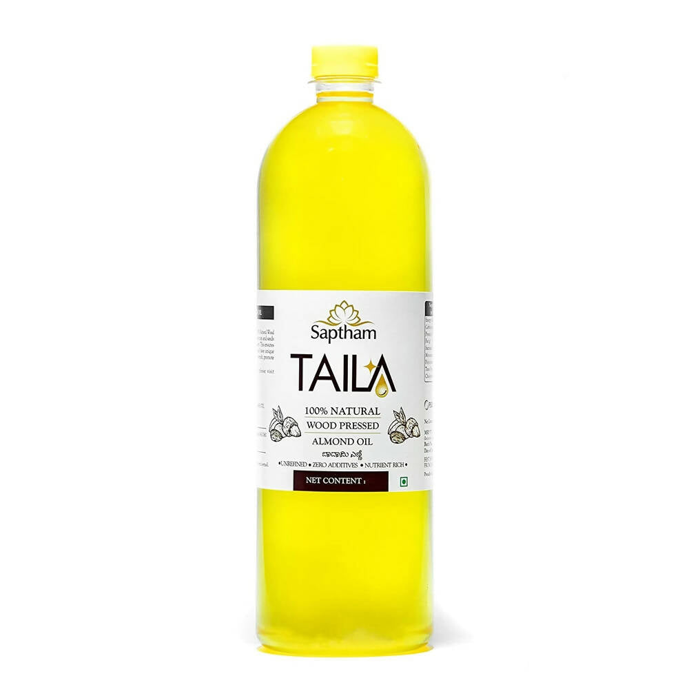 Saptham Taila 100% Wood Pressed Almond Oil - Distacart