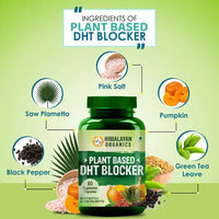 Thumbnail for Organics Plant Based DHT Blocker, With Nettle & Saw Palmetto: 60 Vegetarian Capsules