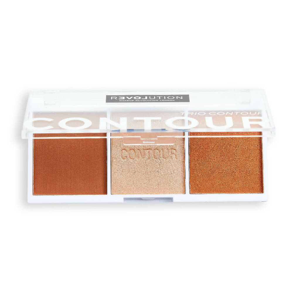 Revolution Relove Colour Play Contour Trio - Palette Baked Sugar - Distacart