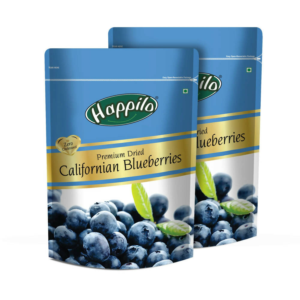 Happilo Healthy & Sweet Calfornian Dried Blueberries - Distacart