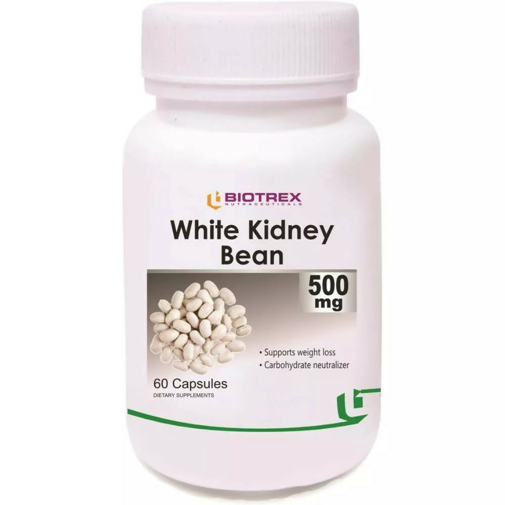 Biotrex White Kidney Bean Extract 500mg Capsules - Distacart