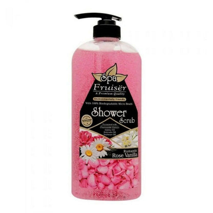 Fruiser Shower Scrub With Rose Vanilla - Distacart