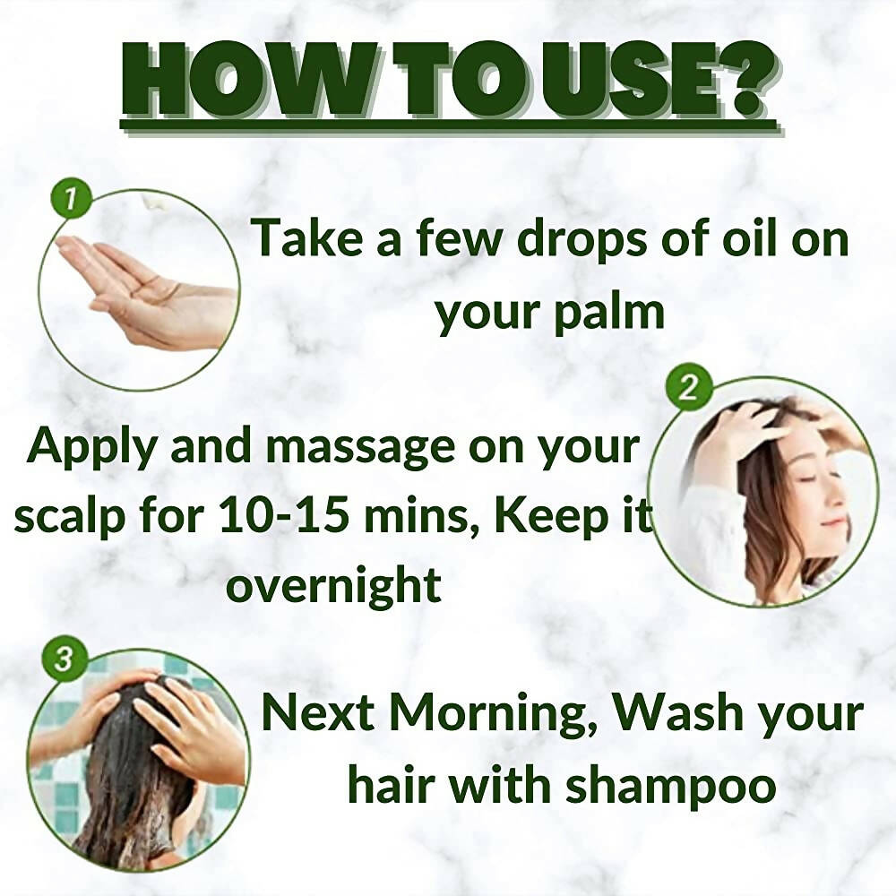 Qykkare Herbal Anti-Hairfall Shampoo & Herbal Hair Growth Oil Combo - Distacart