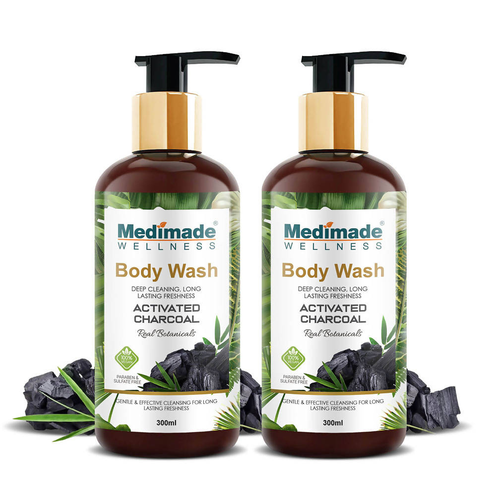 Medimade Wellness Activated Charcoal Body Wash - Distacart