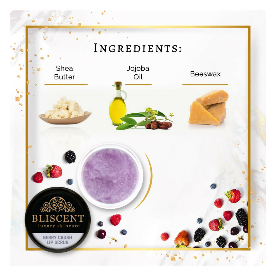 Bliscent Berry Crush Lip Scrub - Distacart