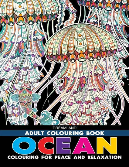 Dreamland Ocean- Colouring Book for Adults - Distacart