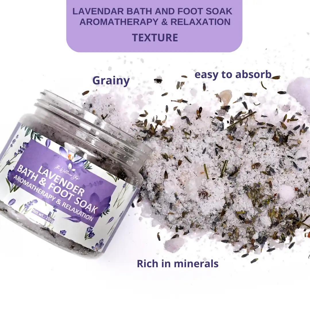 The Wellness Shop Lavender Bath & Foot Soak - Distacart