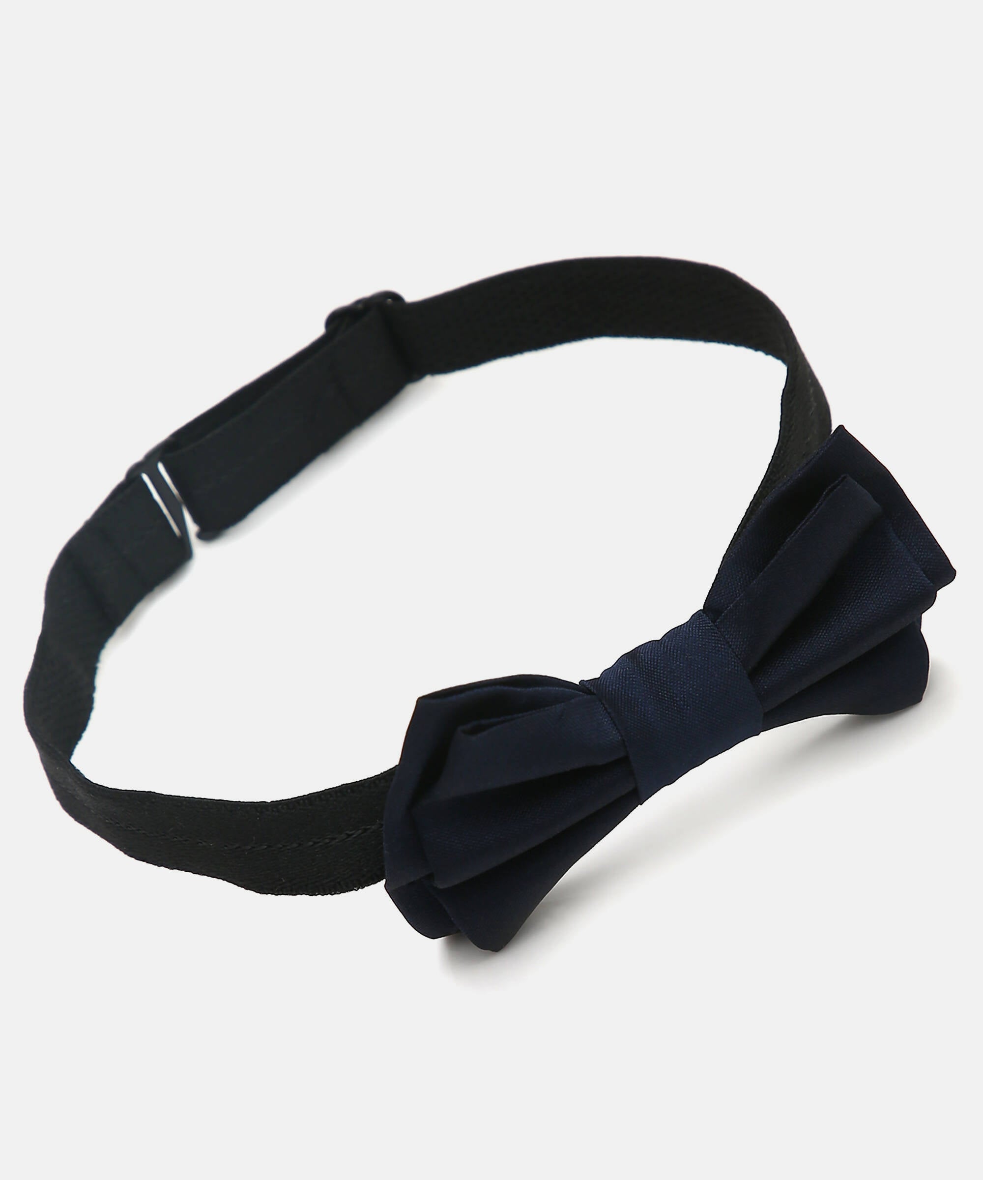 Manet Boys Solid Double Layer Bow - Navy - Distacart