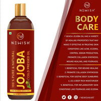 Thumbnail for Newish Pure & Natural Jojoba Oil For Hair & Skin - Distacart