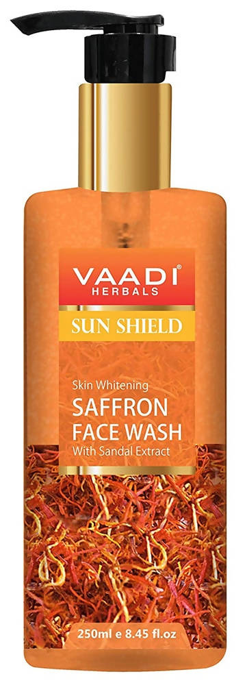 Vaadi Herbals Skin Whitening Saffron Face Wash With Sandal Extract - Distacart