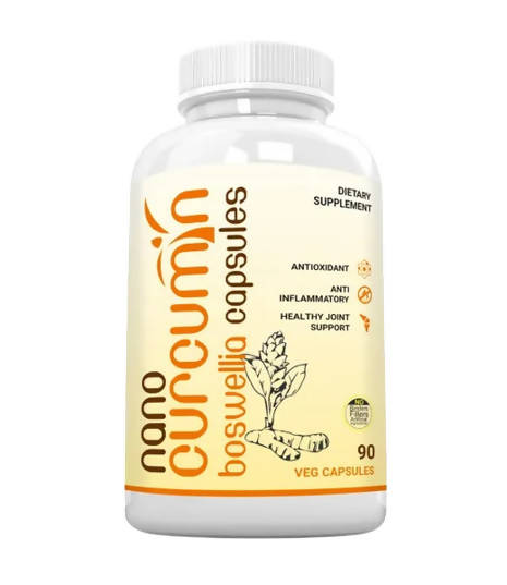 Ramini Bio Nutrition Nano Curcumin with Boswellia Veg Capsules - Distacart