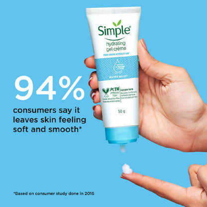 Simple Water Boost Hydrating Gel Creme for 100 HR Hydration - Distacart