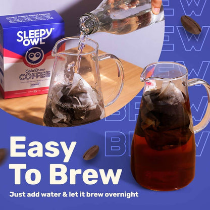 Sleepy Owl Hazelnut Cold Brew Coffee