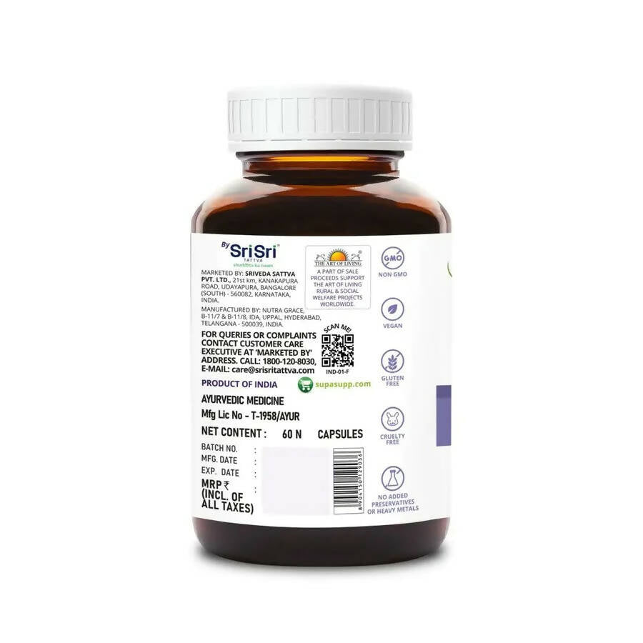 Sri Sri Tattva Supasupp Flaxseed Oil Capsules - Distacart