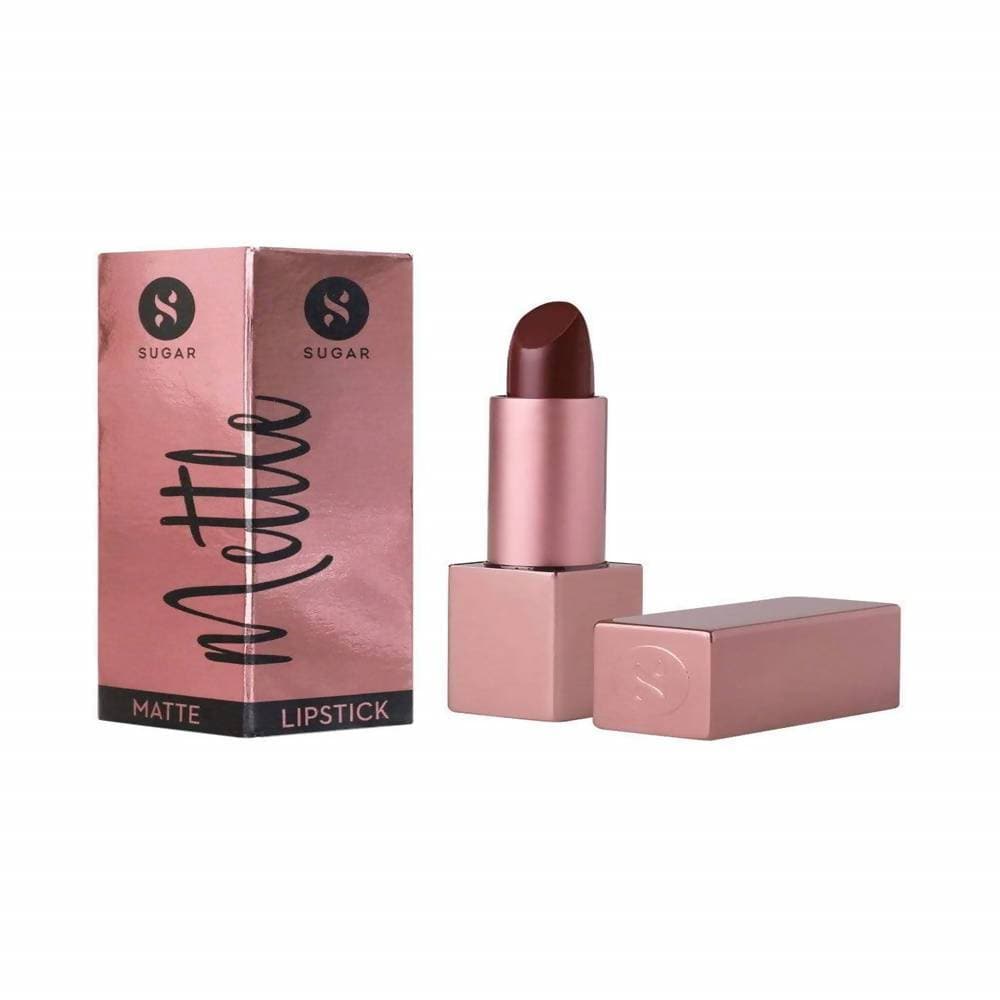 Sugar Mettle Matte Lipstick - Lyssa (Deep Burgundy Red) - Distacart