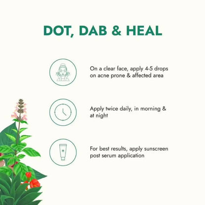 Kapiva Ayurveda Tulsi Anti Acne Serum - Distacart