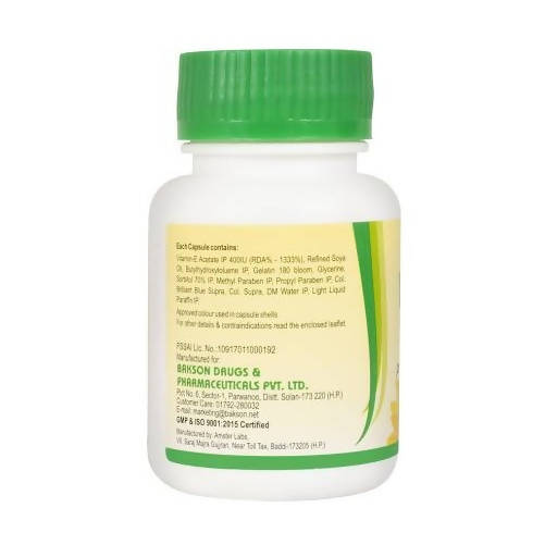 Bakson's Vita-E Capsules uses