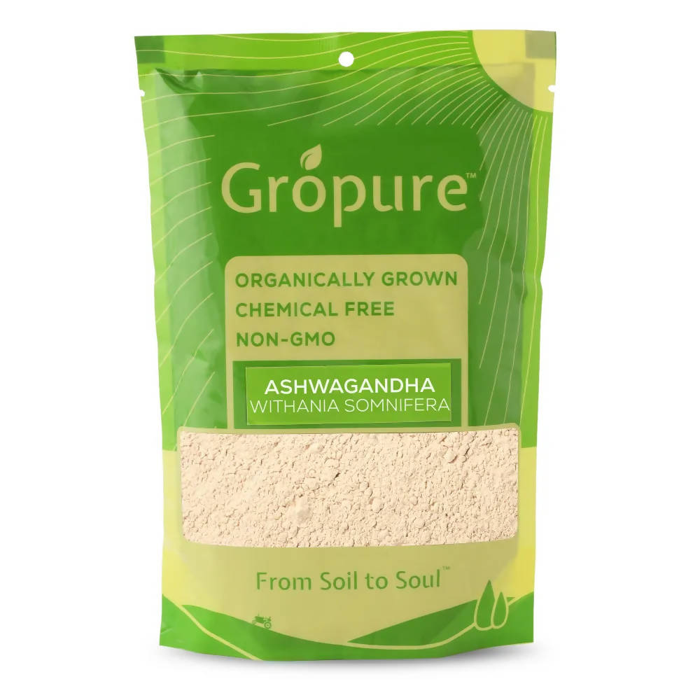 Gropure Organic Ashwagandha Powder - Distacart