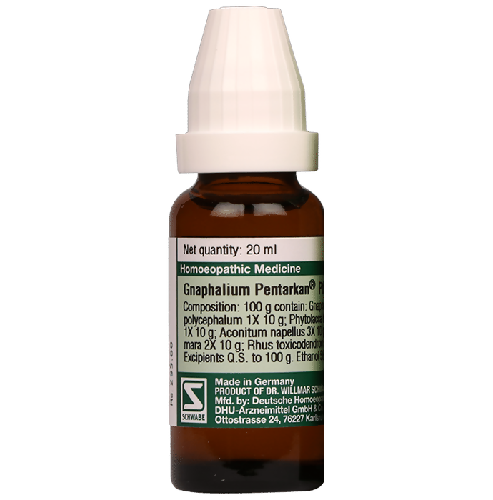 Dr. Willmar Schwabe Germany Gnaphalium Pentarkan Ptk. 49 Drops - Distacart
