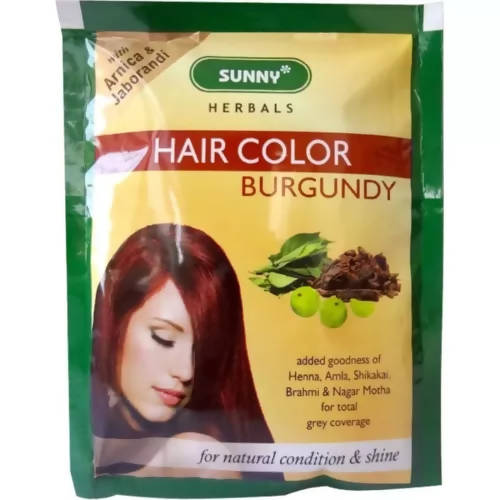Bakson's Sunny Herbals Hair Color Burgundy - Distacart