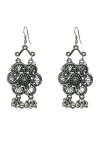 Thumbnail for Mominos Fashion Johar Kamal Silver-Plated Brass Finish Floral Desgin Choker For Women - Distacart