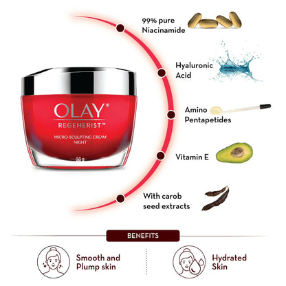 Olay Regenerist Night Cream - Distacart