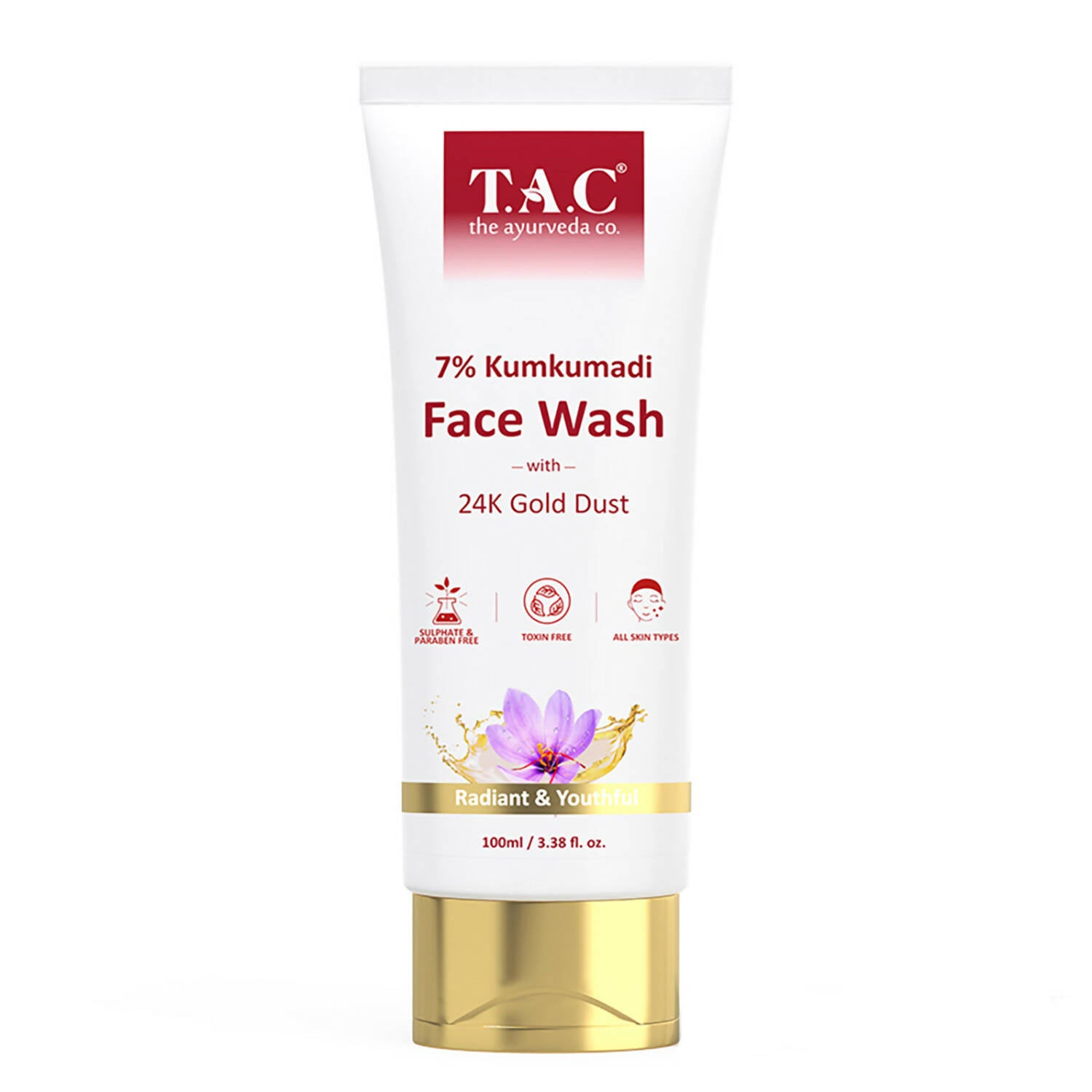 TAC - The Ayurveda Co. 7% Kumkumadi Face Wash for Glowing Skin - Distacart
