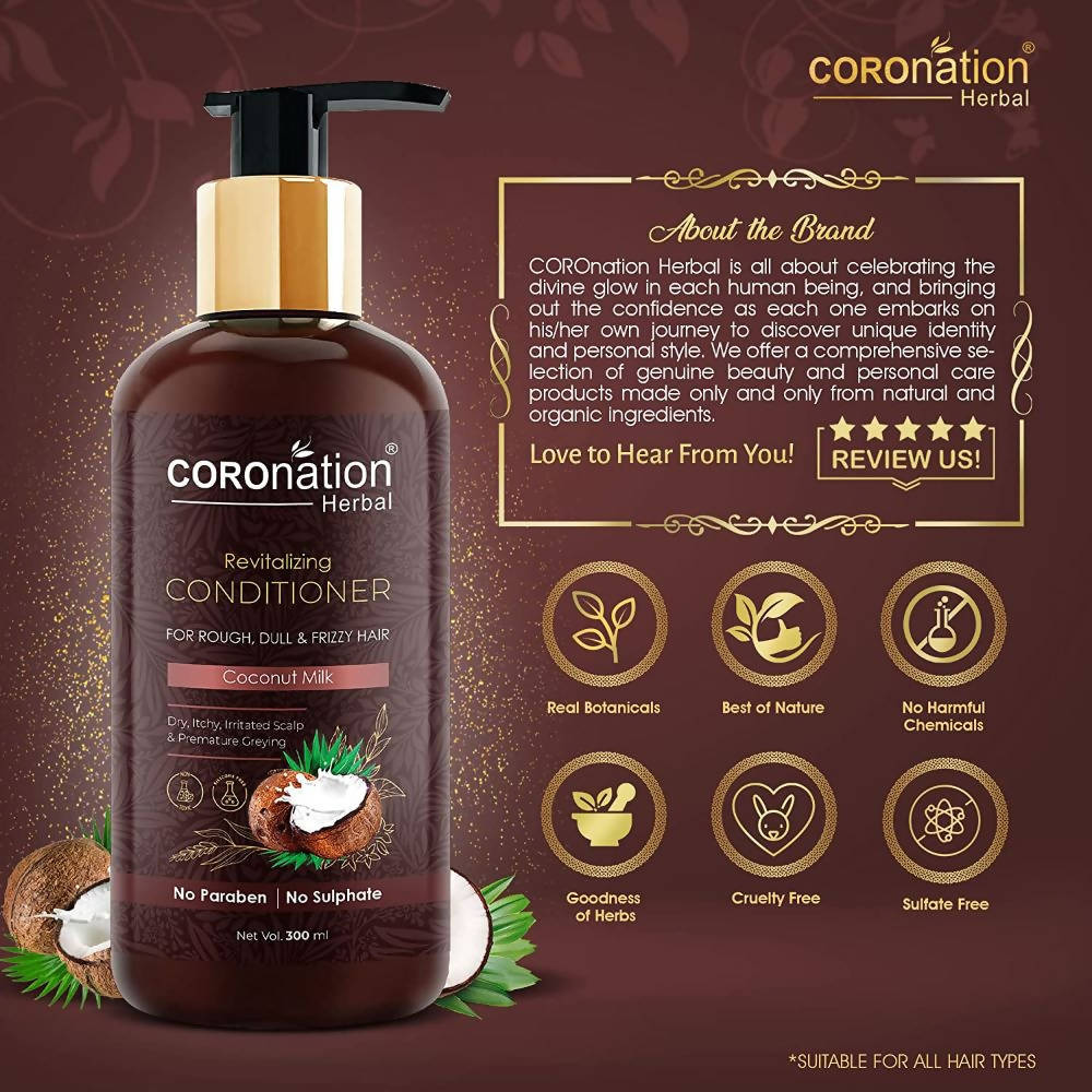 Coronation Herbal Coconut Milk Hair Conditioner - Distacart
