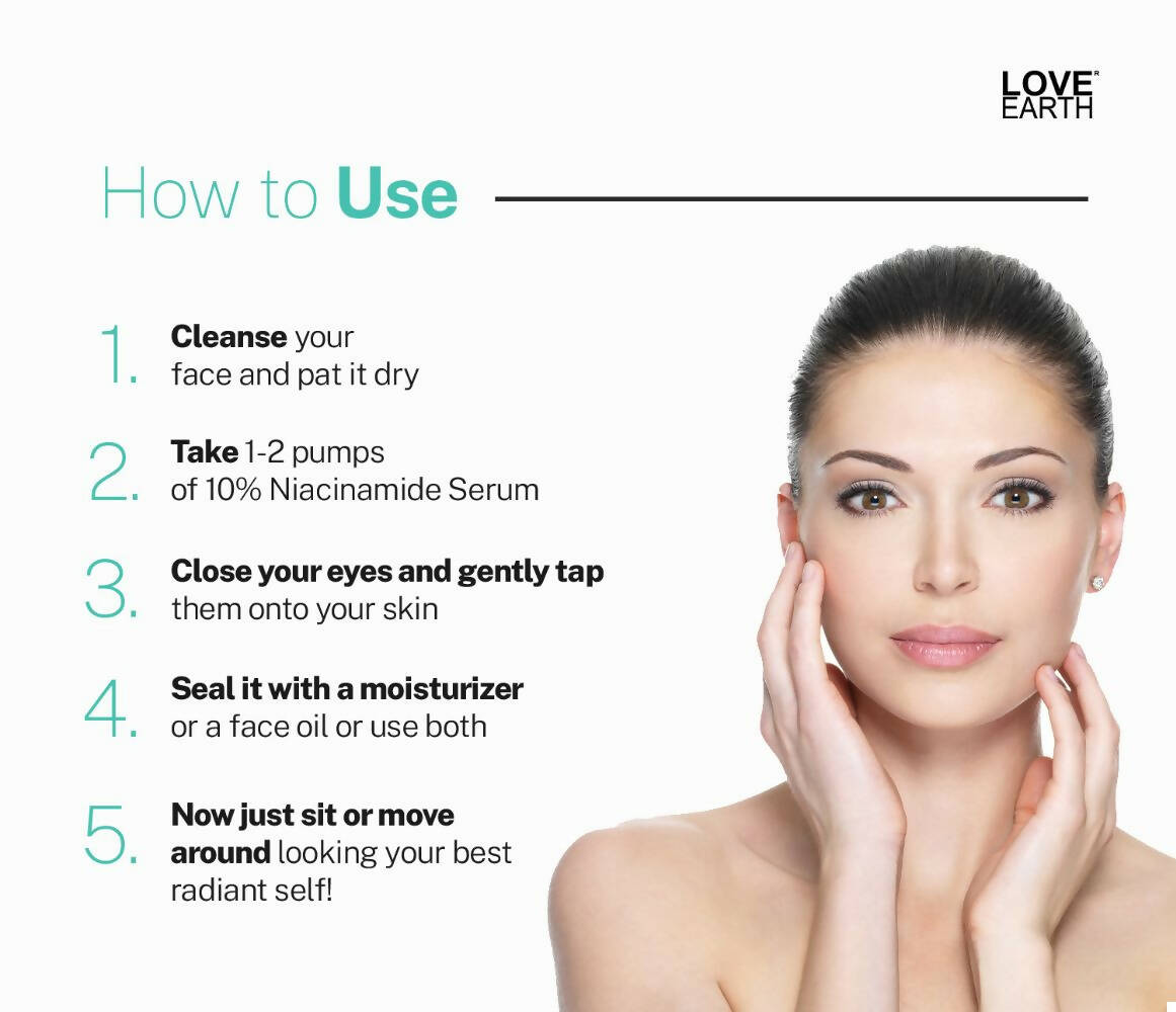 Love Earth 10% Niacinamide Serum - Distacart