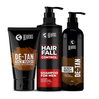 Thumbnail for Beardo Bath and Body Combo for Men (De-Tan) - Distacart