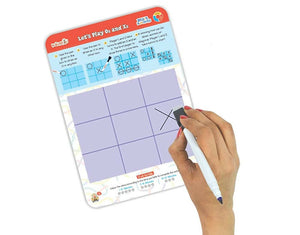 Braintastic Brain Booster Game/Toy (6-99 Years)-Write & Wipe Reusable Activity Sheets with Marker & Jigsaw Puzzle Learning Tools for Kids 6+ Years - Distacart