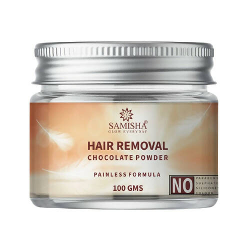 Samisha Organic Chocolate Hair Removal Powder - Distacart