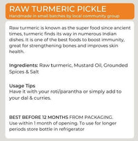 Thumbnail for Organic Potli Raw Turmeric Pickle - Distacart